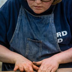 Victoria Claire Dawes in her studio 2018